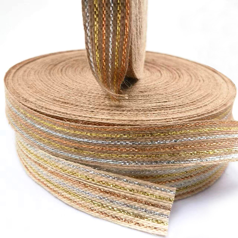 Ligne de pêche écologique à ruban de jute 50% de jute 15% de polyester 35% de PE