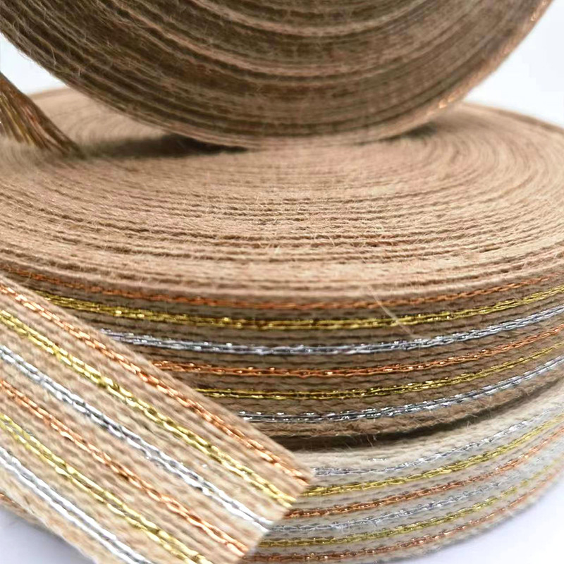 Ligne de pêche écologique à ruban de jute 50% de jute 15% de polyester 35% de PE