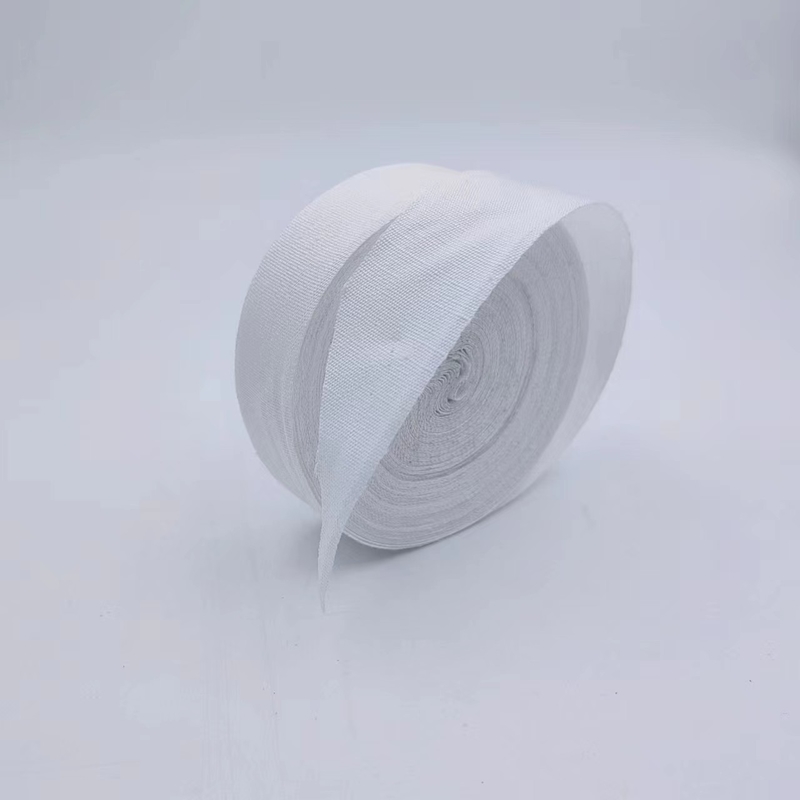 4 cm de lin blanc tissé décoration de mariage de Noël rubans faits à la main et personnalisables