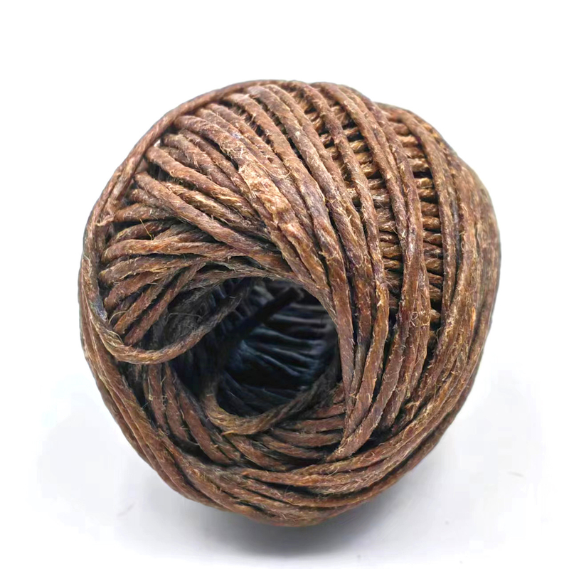 Artisanat de bricolage écologique Rope à cordes de jute de 2 mm durable à 100% chanvre et cire d'abeille