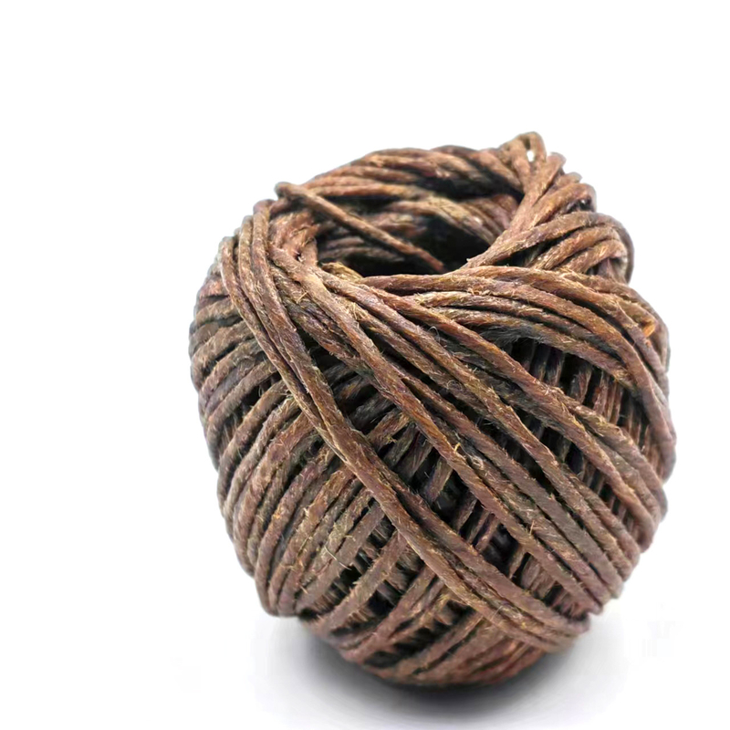 Artisanat de bricolage écologique Rope à cordes de jute de 2 mm durable à 100% chanvre et cire d'abeille
