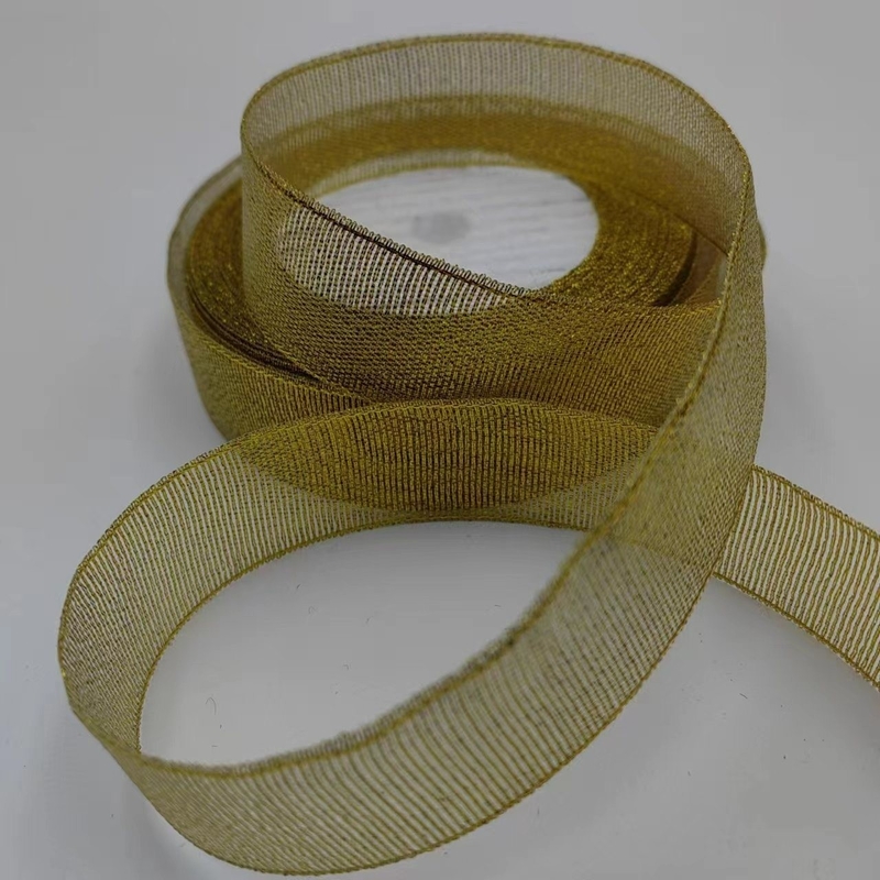 Couleurs personnalisées et ruban d'oignon d'or La décoration idéale pour le sac de Noël