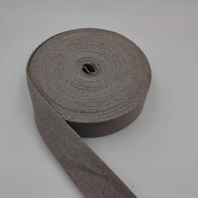 Couleurs personnalisées Les sangles de tissage à base de chanvre avec motif d'os de hareng provenant de fournisseurs de tissus