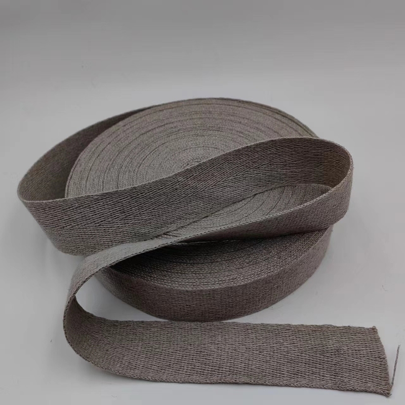 Couleurs personnalisées Les sangles de tissage à base de chanvre avec motif d'os de hareng provenant de fournisseurs de tissus