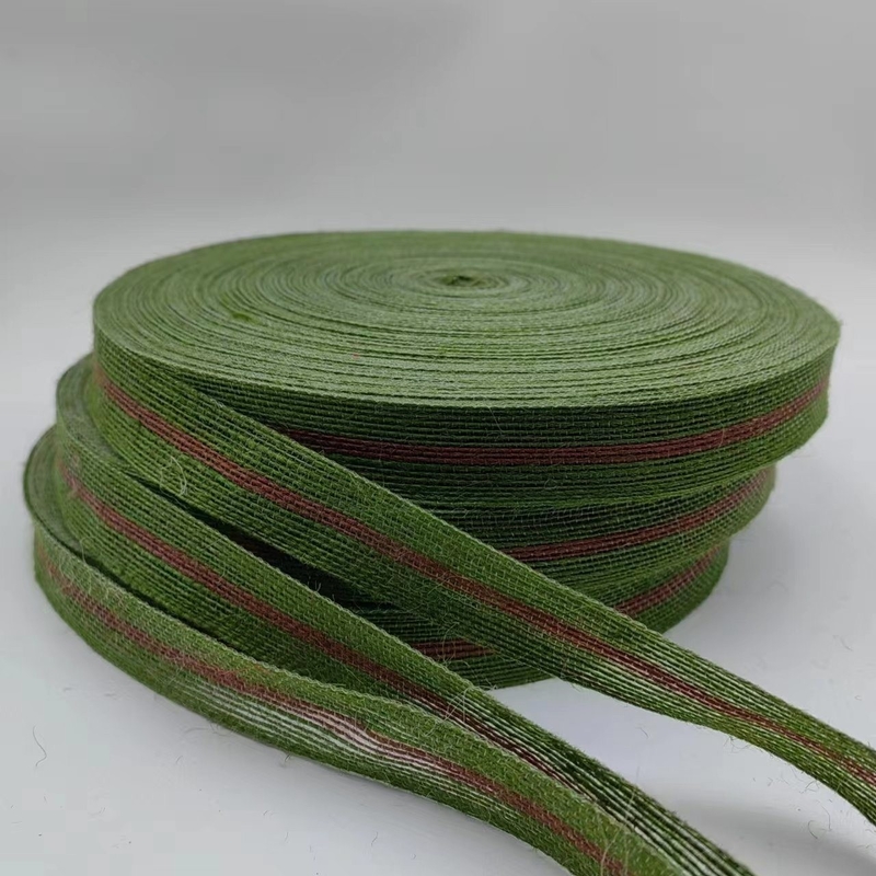 Fabricants de lignes de pêche écologiques en jute direct en couleur vert