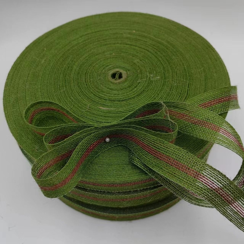 Fabricants de lignes de pêche écologiques en jute direct en couleur vert