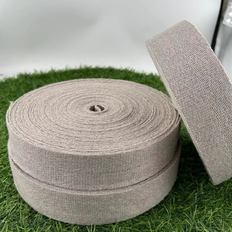 Les sangles de tissage à base de chanvre: un avantage durable grâce à leur motif en herringbone et à leur tissu écologique