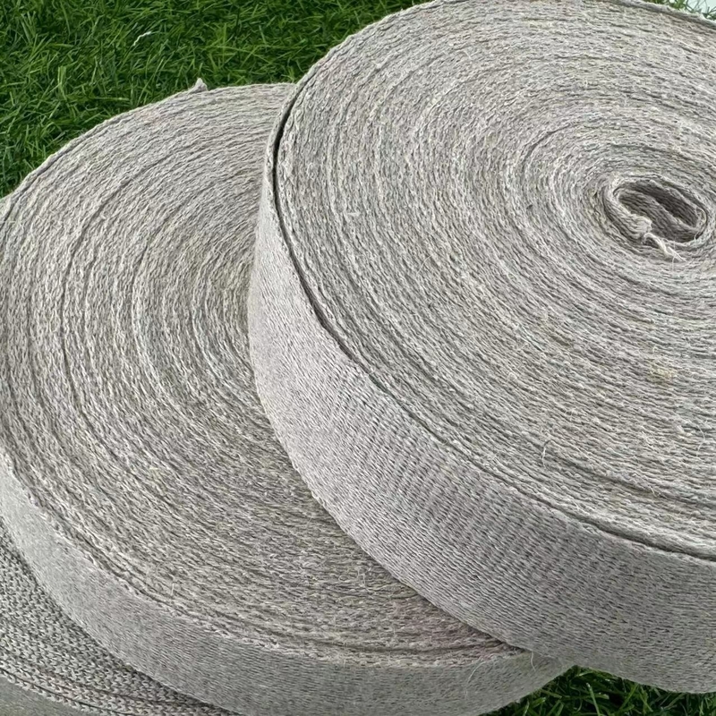 Les sangles de tissage à base de chanvre: un avantage durable grâce à leur motif en herringbone et à leur tissu écologique