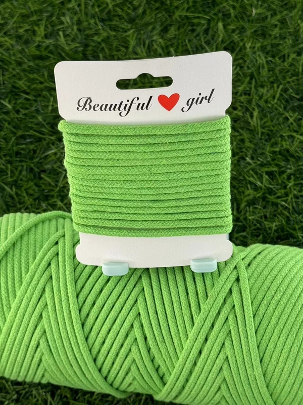 Cords Direct 30 ans d'expérience en coton vert corde tressée pour vêtements et accessoires