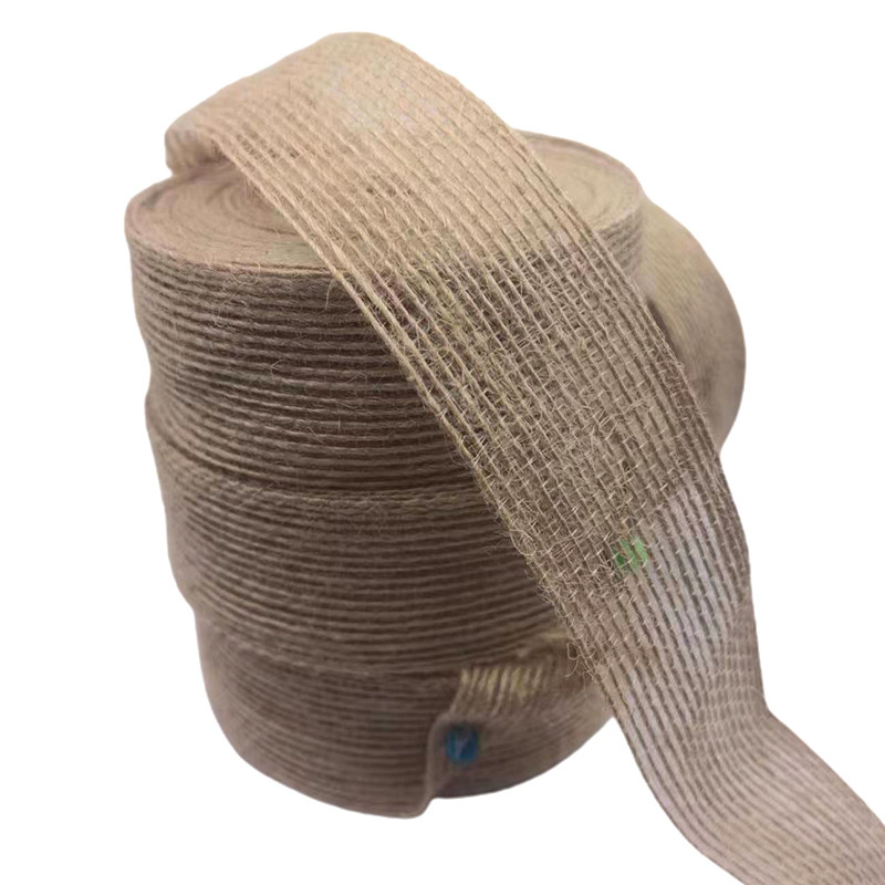 3 cm de ruban de tissu de jute naturel décoration de cadeau de mariage ruban de pêche tressée