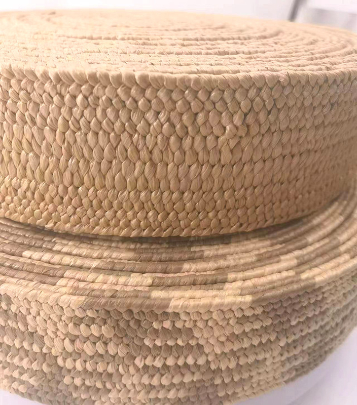 65% de paille 35 % de ruban élastique tressé en latex de paille tressé en ruban élastique pour chaussures