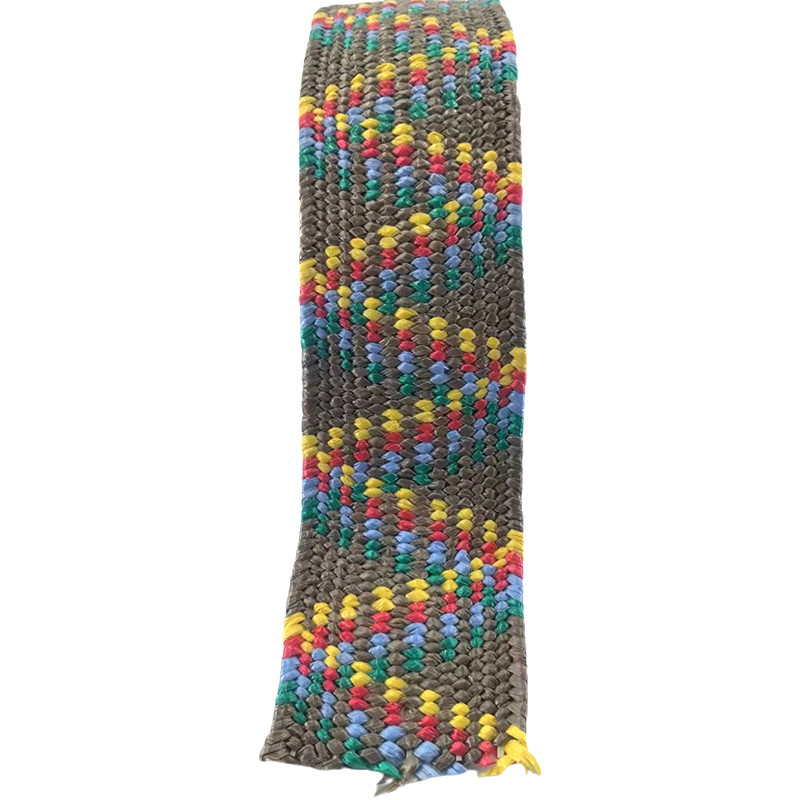 Couleur personnalisée durable Ceinture tressée élastique à l'herbe de soie de 2 mm d'épaisseur