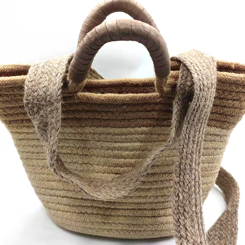 Ceinture en tresses de chanvre de 4 cm de largeur durable Ceintures de jute pour Diy Décoration d'emballage de cadeaux artisanaux