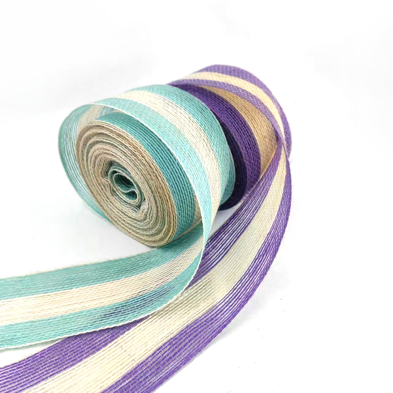 Ceinture de ligne de pêche en jute colorée de 5,5 cm