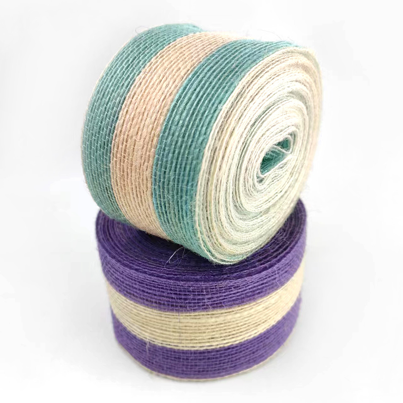 Ceinture de ligne de pêche en jute colorée de 5,5 cm