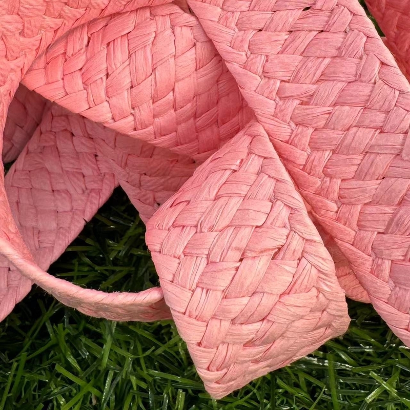 Décoration de cadeaux en ruban de papier coloré durable et abordable pour le textile domestique