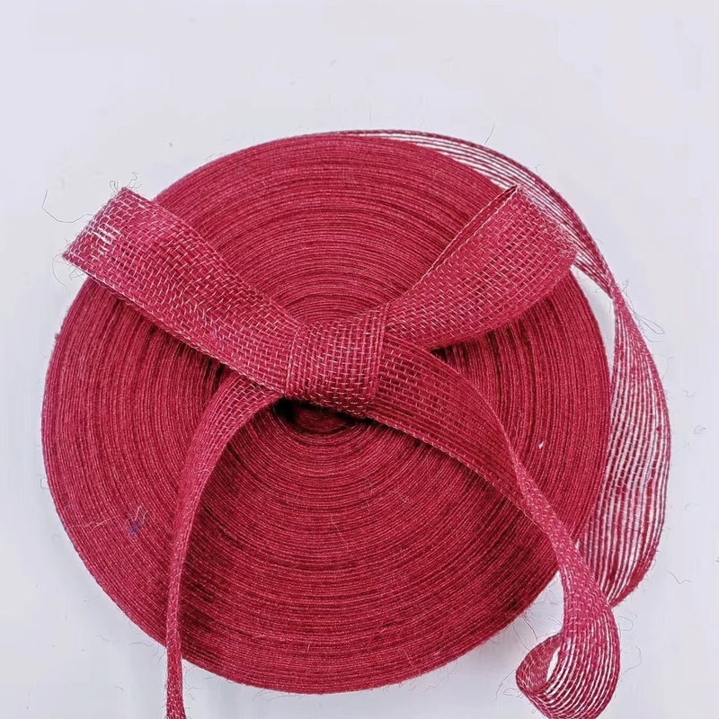 Ruban de jute personnalisé pour la décoration de Noël faite à la main 7 jours de support Temps de livraison de l'ordre d'échantillon