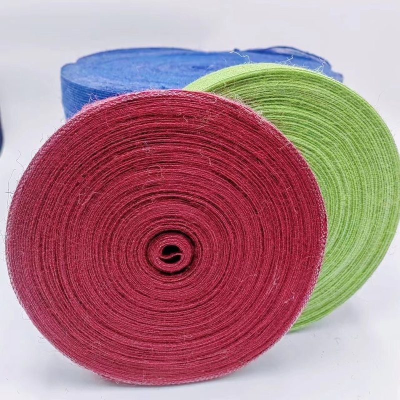 Ruban de jute personnalisé pour la décoration de Noël faite à la main 7 jours de support Temps de livraison de l'ordre d'échantillon