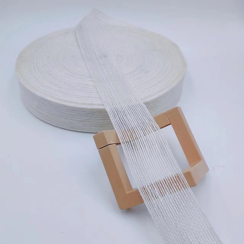 3Un ruban tissé de jute blanc pur de 0,8 cm parfait pour vos projets et besoins de décoration B2B