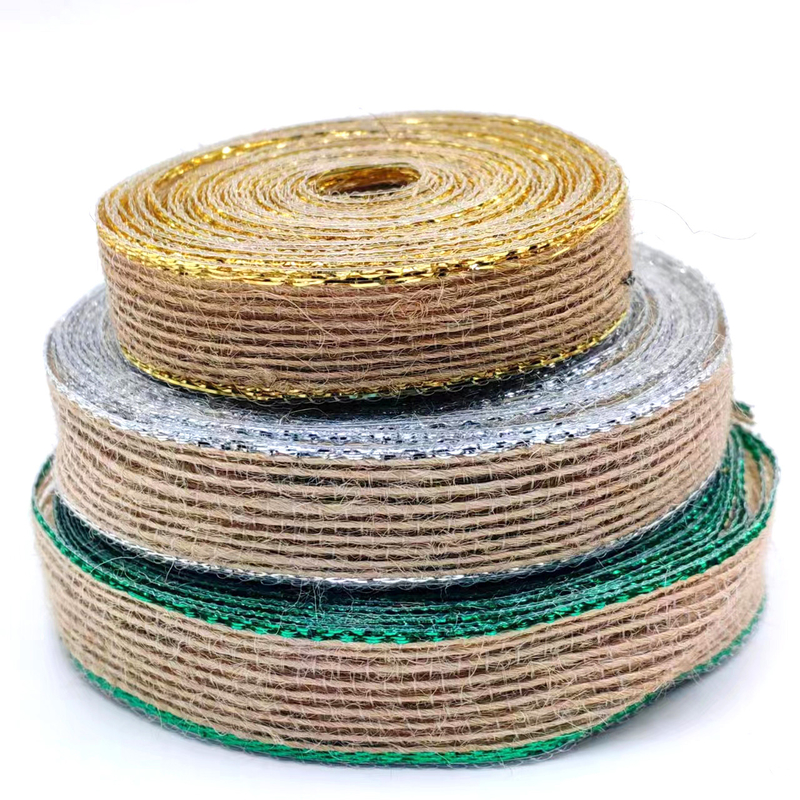 Des rouleaux de chanvre déchiquetés de poissons colorés pour chaussures 80% de jute 20% de polyester