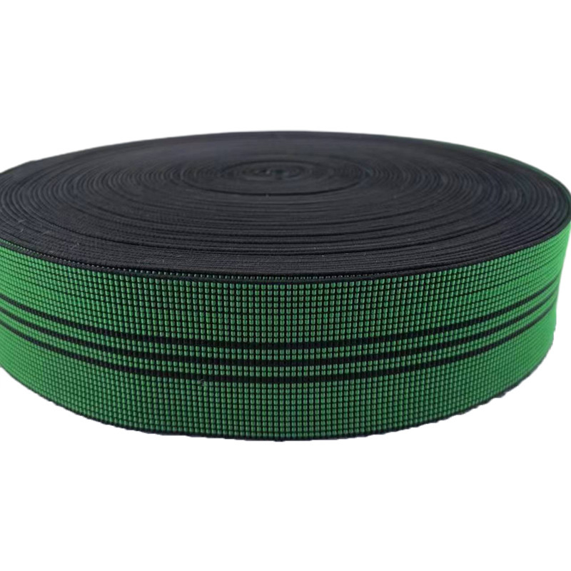 5 cm de largeur 2,5 mm d'épaisseur Tissu élastique pour canapé Fabriqué en polypropylène latex