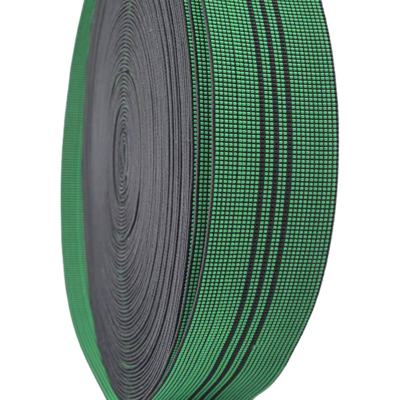 5 cm de largeur 2,5 mm d'épaisseur Tissu élastique pour canapé Fabriqué en polypropylène latex