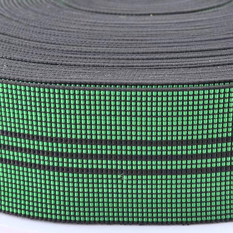 5 cm de largeur 2,5 mm d'épaisseur Tissu élastique pour canapé Fabriqué en polypropylène latex