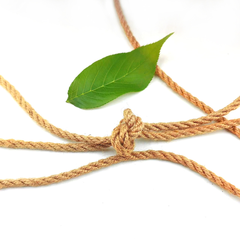 4 mm de diamètre Corde de chanvre de jute naturel pour décoration de bricolage Artisanat artisanal et emballage cadeau