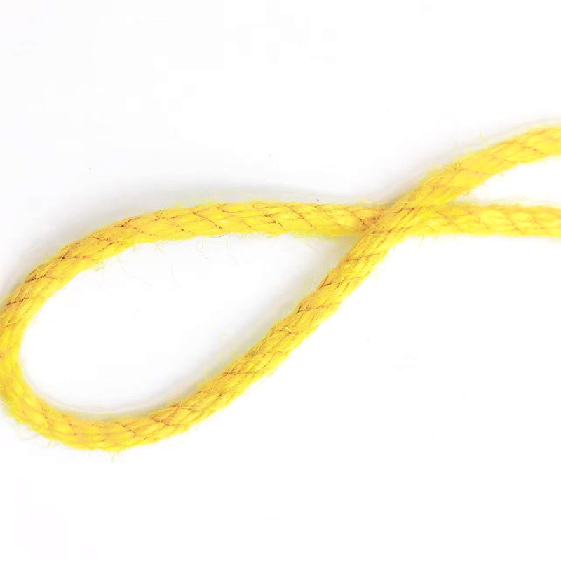 Corde de jute de couleur tordue de 2,5 mm avantageuse pour la couture de vêtements et d'accessoires de vêtements