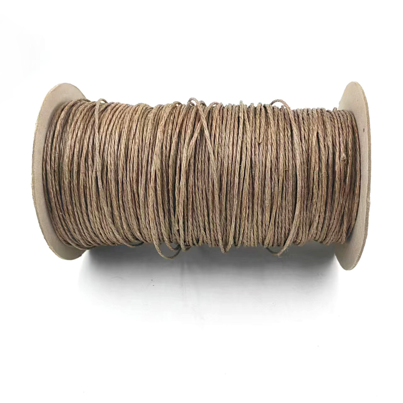 Eco-friendly Durable Jute Twine 2mm Jute Corde Corde naturelle de chanvre Pour les cordons de décoration de la maison