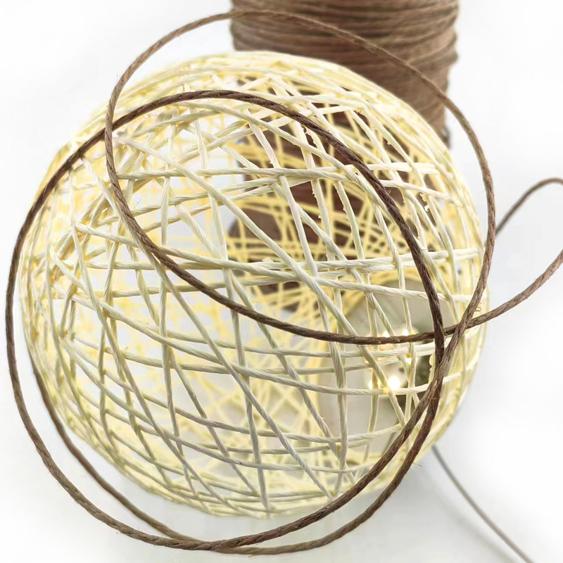 Eco-friendly Durable Jute Twine 2mm Jute Corde Corde naturelle de chanvre Pour les cordons de décoration de la maison