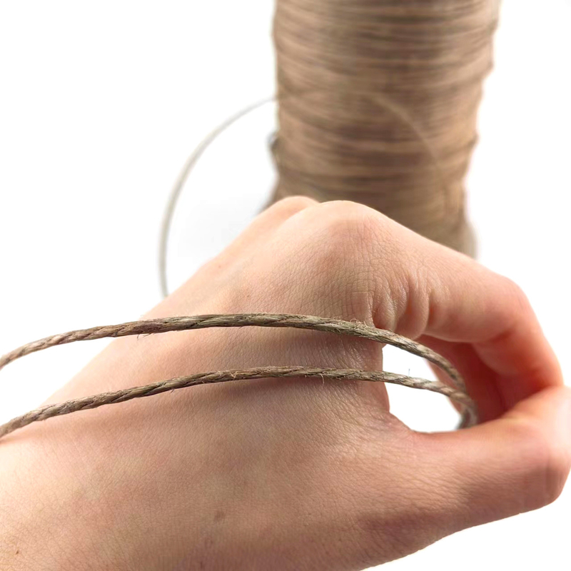 Eco-friendly Durable Jute Twine 2mm Jute Corde Corde naturelle de chanvre Pour les cordons de décoration de la maison