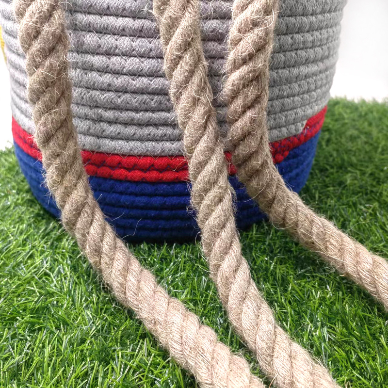 20 mm de corde de jute tressée corde tordue corde de chanvre pour artisanat paysage décoratif artisanale