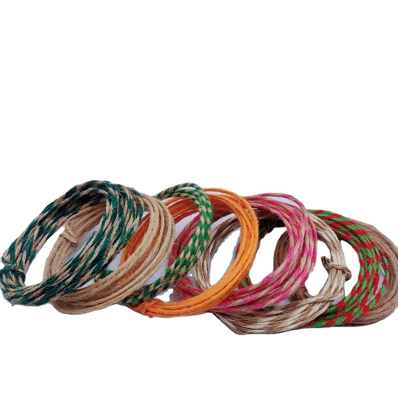 Corde de jute pour le bricolage artisanal Décoration de maison de Noël 7 jours