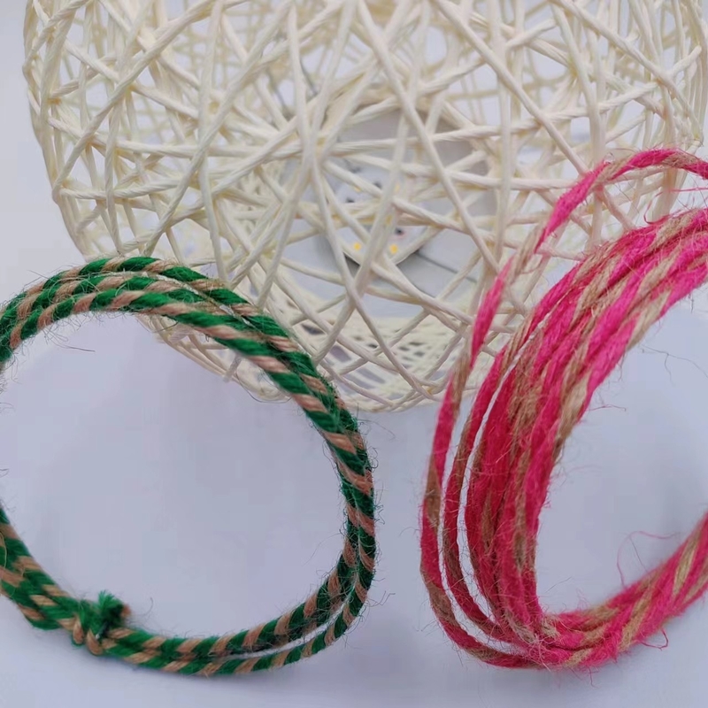 Corde de jute pour le bricolage artisanal Décoration de maison de Noël 7 jours