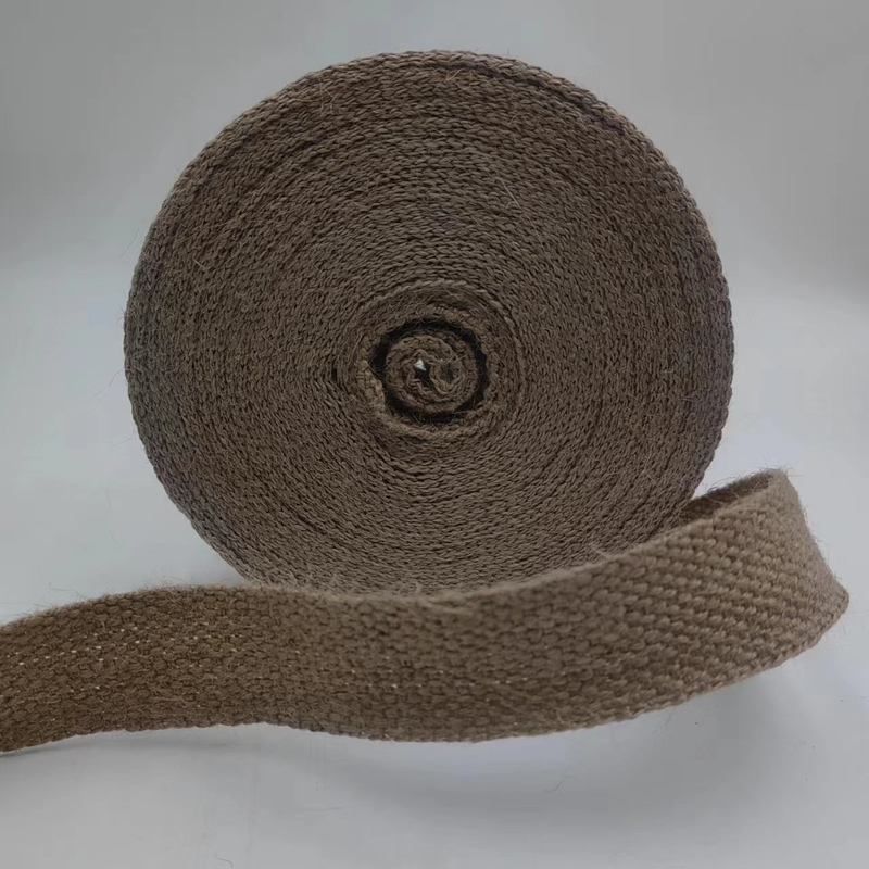 100% de toile de jute 2024 style marron 2 mm épaissie toile pour les sacs de jean de vêtements