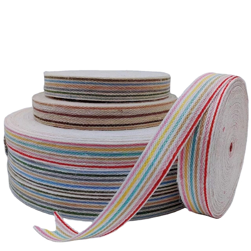 Boîte cadeau en ruban de jute colorée Emballage en toilette écologique pour la décoration de Noël