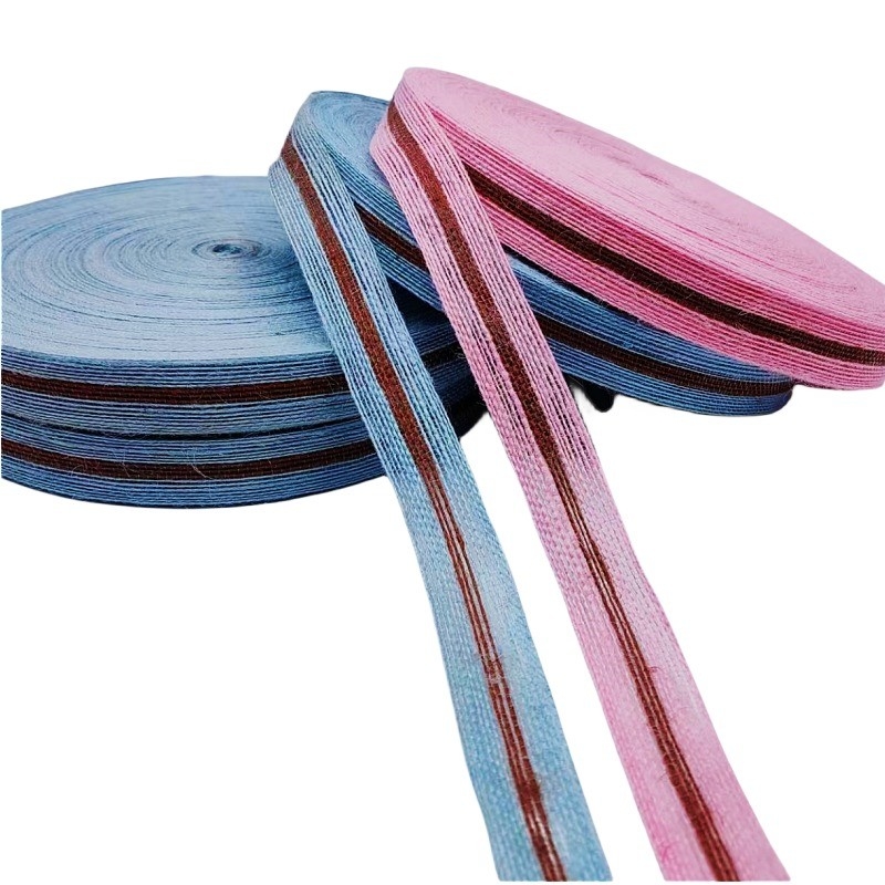 La bande de jute de taille personnalisée de 3 cm pour un emballage cadeau coloré durable