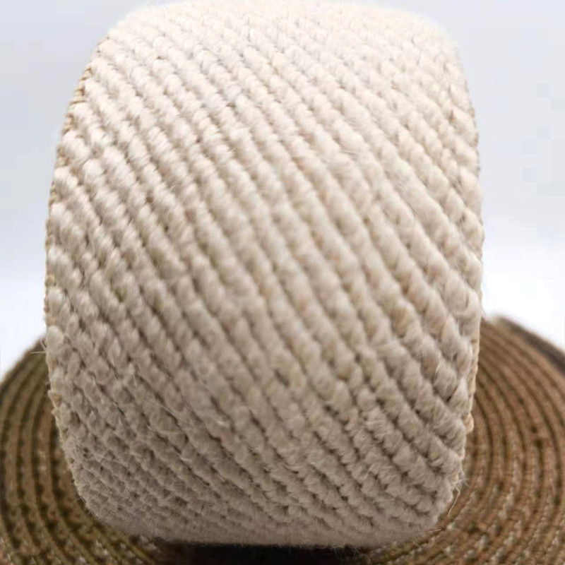 Tissu tissé en jute Tissu élastique pour les vêtements et les décorations de Noël