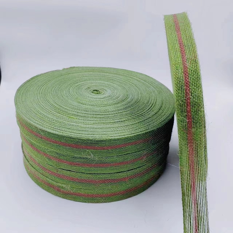 Taille Des rubans tissés de jute sur mesure Choix écologique pour les vêtements et les textiles pour la maison