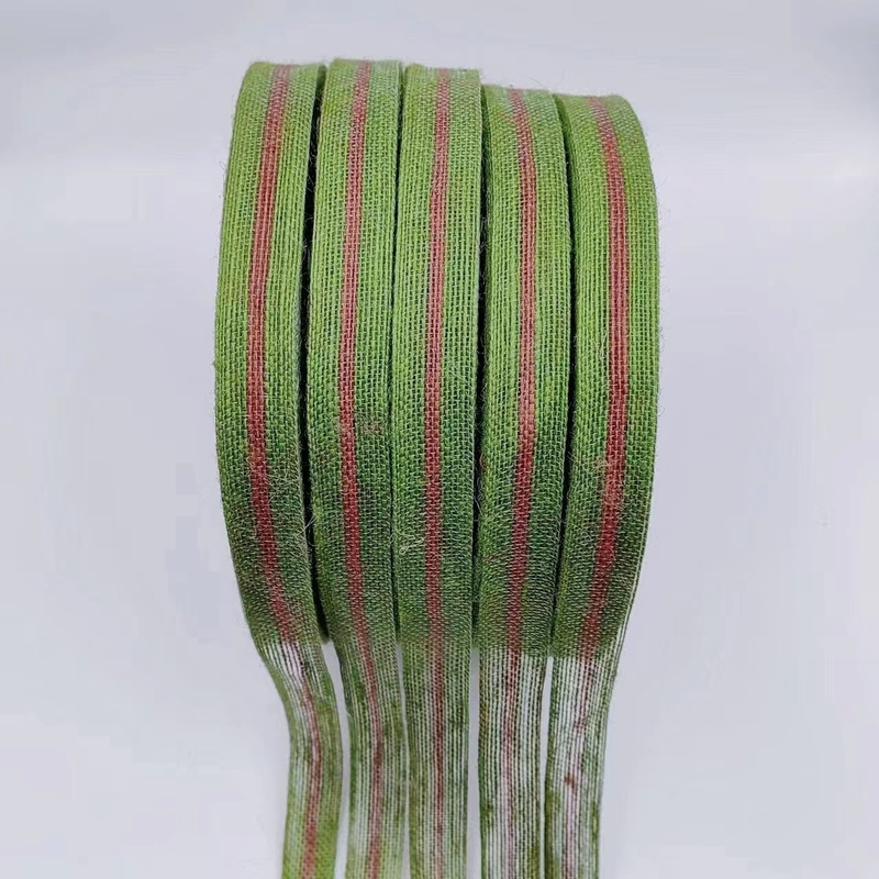 Taille Des rubans tissés de jute sur mesure Choix écologique pour les vêtements et les textiles pour la maison