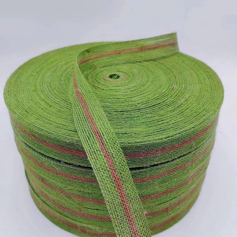 Taille Des rubans tissés de jute sur mesure Choix écologique pour les vêtements et les textiles pour la maison
