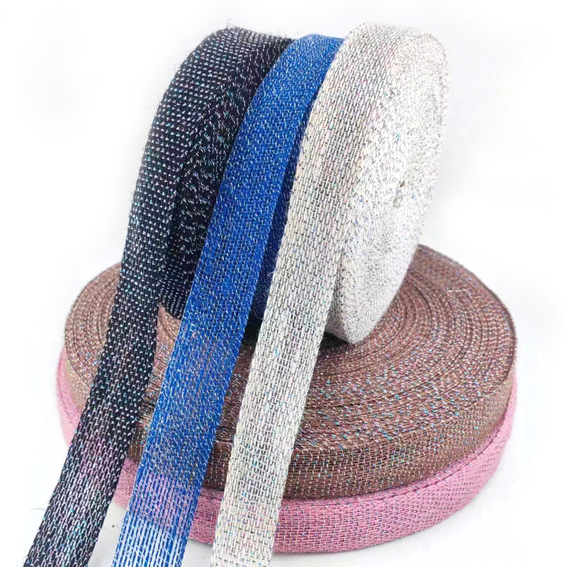 Style Tissu en jute écologique pour le textile domestique Artisanat et accessoires de vêtements