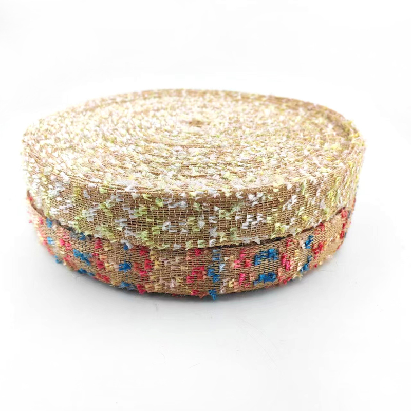 Ceinture de soie tissée en bois de 3 cm durable Choix écologique pour la décoration de cadeaux de Noël