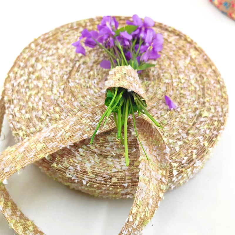 Ceinture de soie tissée en bois de 3 cm durable Choix écologique pour la décoration de cadeaux de Noël