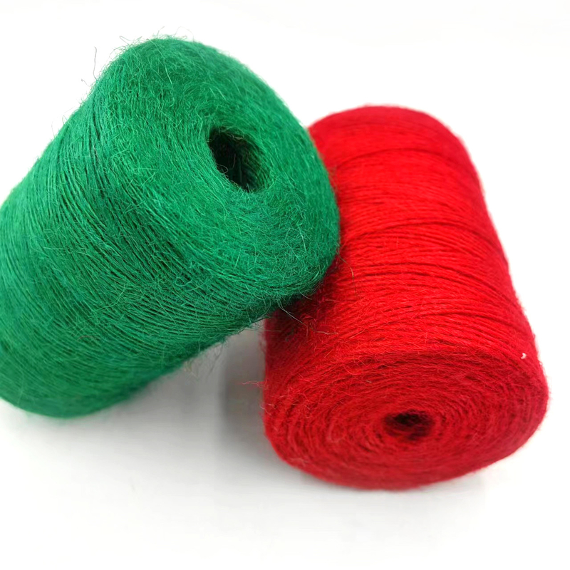 1 mm de rouleau de jute à cordes de jute durable pour l'emballage cadeau de carte