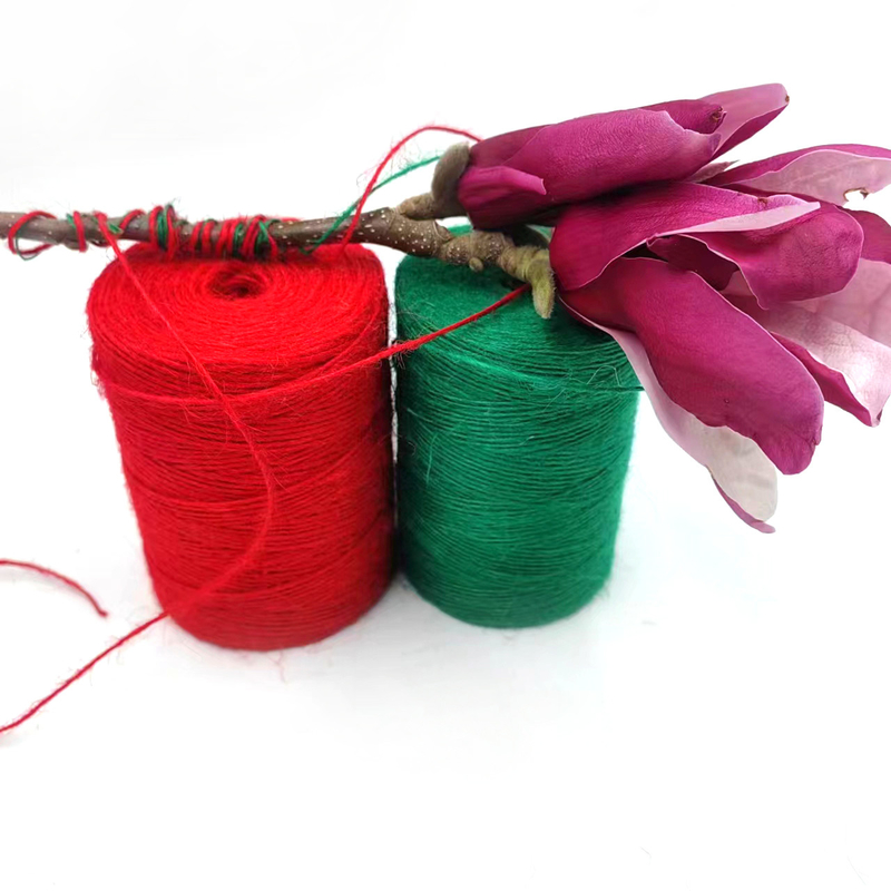 1 mm de rouleau de jute à cordes de jute durable pour l'emballage cadeau de carte