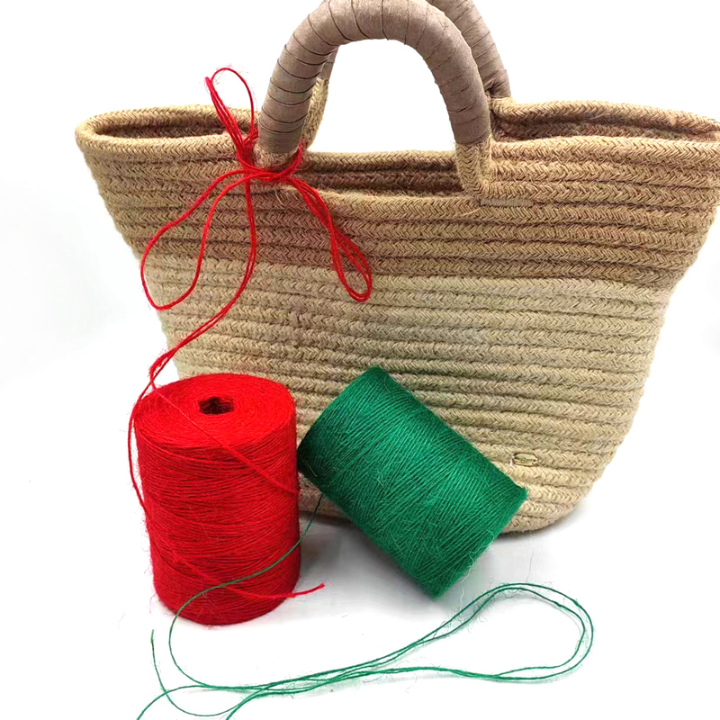 1 mm de rouleau de jute à cordes de jute durable pour l'emballage cadeau de carte