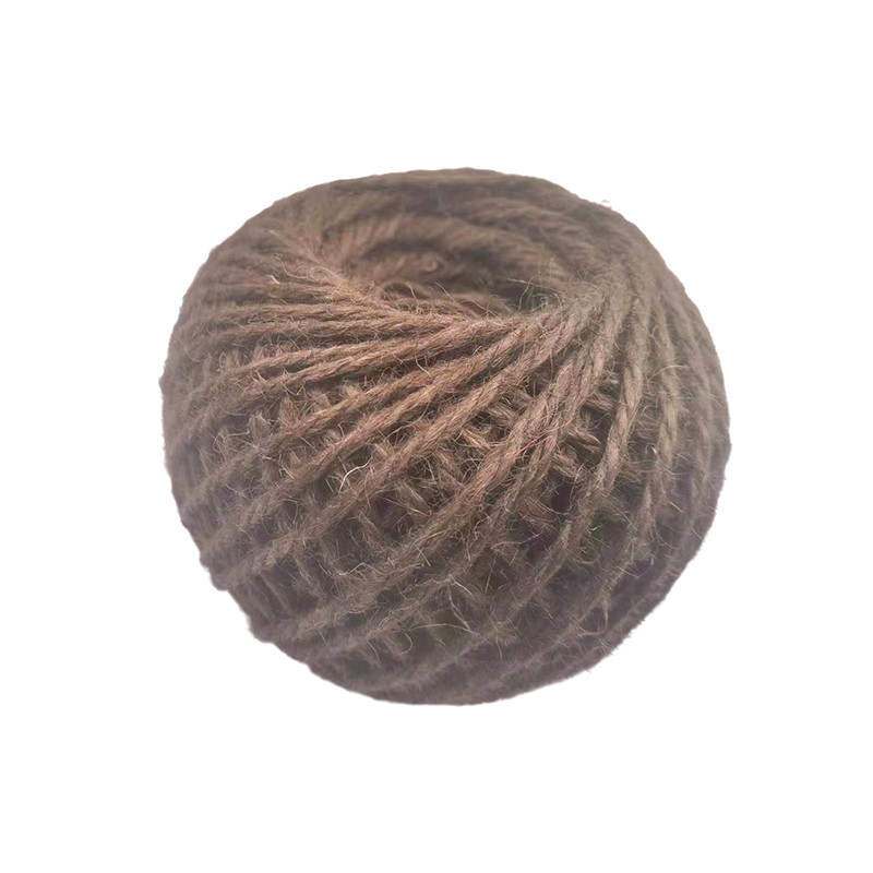 Couleur du fil de jute à bille tressée corde classique peignée en soie mercérée corde de jute pour chaussures