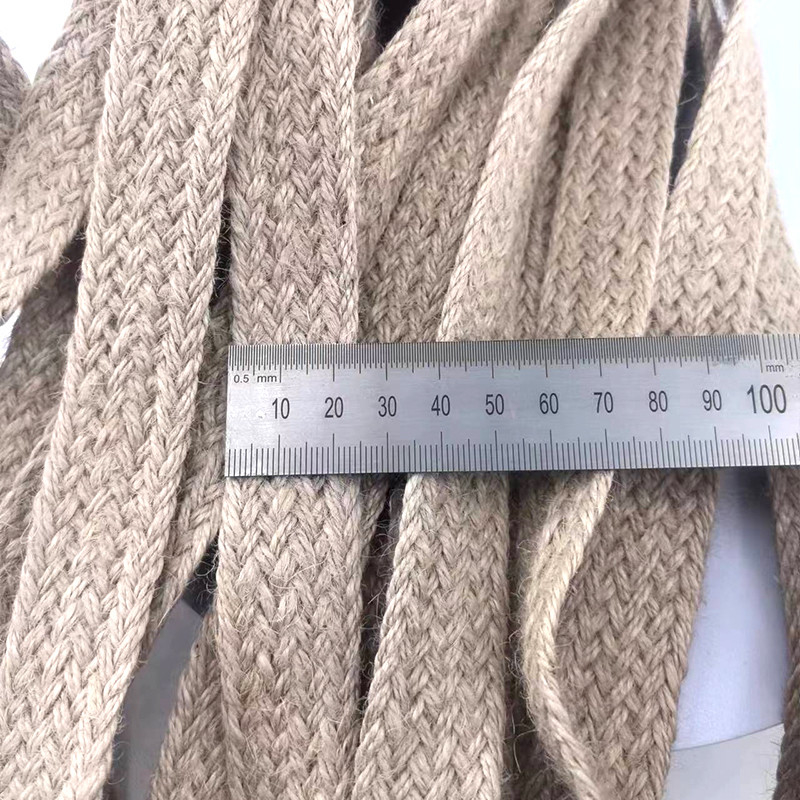 Taille personnalisée 17 Ceinture de jute tressée biodégradable écologique naturelle 2,5 cm Ceinture en couleurs
